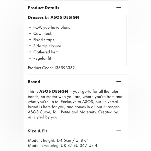 Gray Mini Dress with gathered side hem - Picture 8 of 8